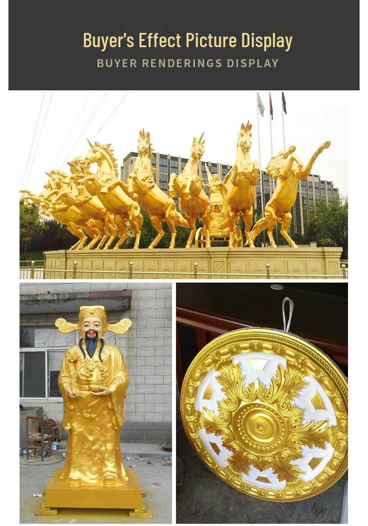 Vopsea Aurie Super Luminoasă Impermeabilă cu Folie Aurie, Rezistentă la Intemperii, pe Bază de Apă, 1-20kg