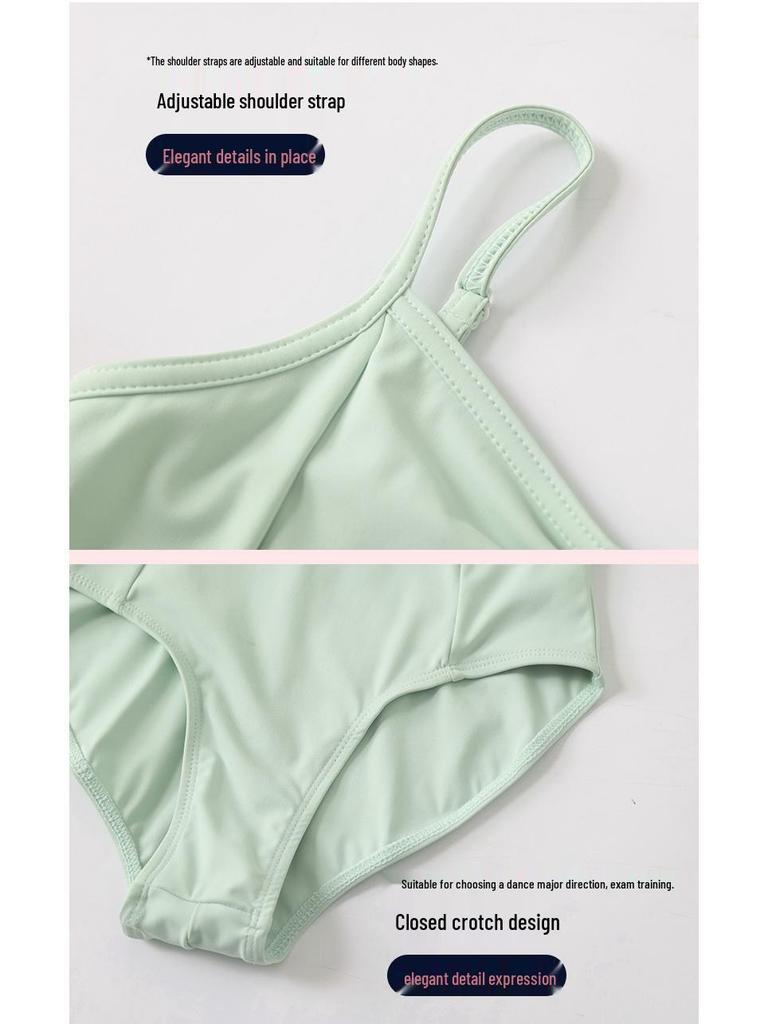 Children's Camisole Leotard for Dance, Skating, Ballet, and Chinese Dance Practice