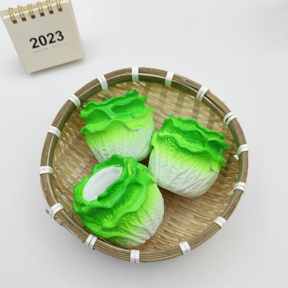 Cabbage Rabbit Squeeze Cup – Animal-Shaped Stress Relief Toy, Soft TPR Squishy for Anxiety Relief & Desk Decor (Compatible with Office Use)