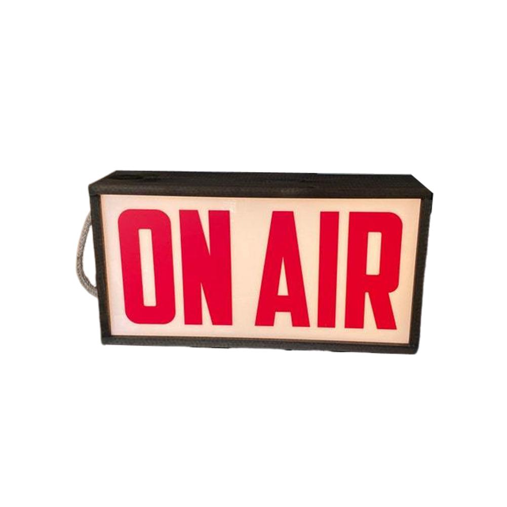 ON AIR Light Sign LED Studio Recording Sign For Studio/Home Studio/Company/Desk Decor, Wireless Remote Control Up Lighted Broadcast Warning Sign