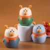 Cute Cartoon Auto Push Type Toothpick Holder Household Storage Toothpick Bottle Box Toothpickcase Table Decor