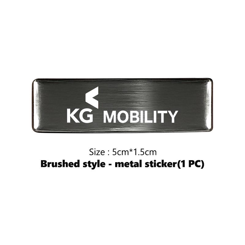 Insignia de Pegatina para Carrocería de Coche Accesorios de Decoración de Estilo Automotriz Para SsangYong Kyron Actyon Sport Tivoli Torres Korando C300 Musso