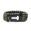 7-Core Paracord Survival Whistle Set