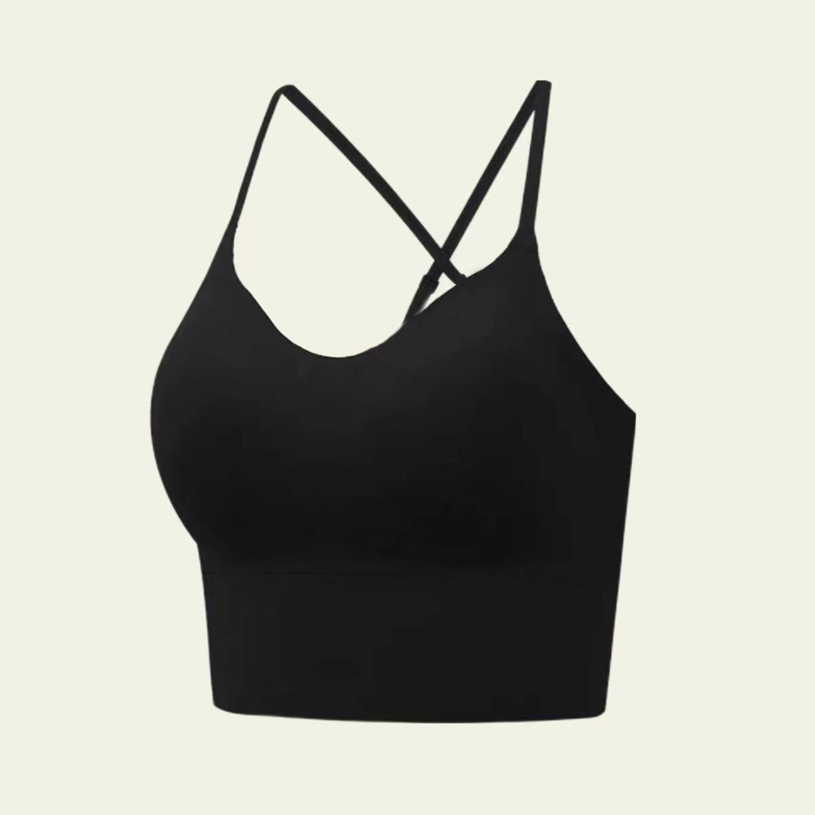 

Топ-майка для йоги с цельными чашками Cloud Zero-Feel - Удобный бесшовный спортивный жилет Large