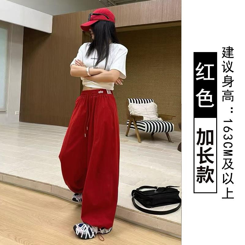 Dopamine Wide-leg Pants Women's Summer New High-waisted Loose Casual Yamamoto Pants Drape Straight Pants
