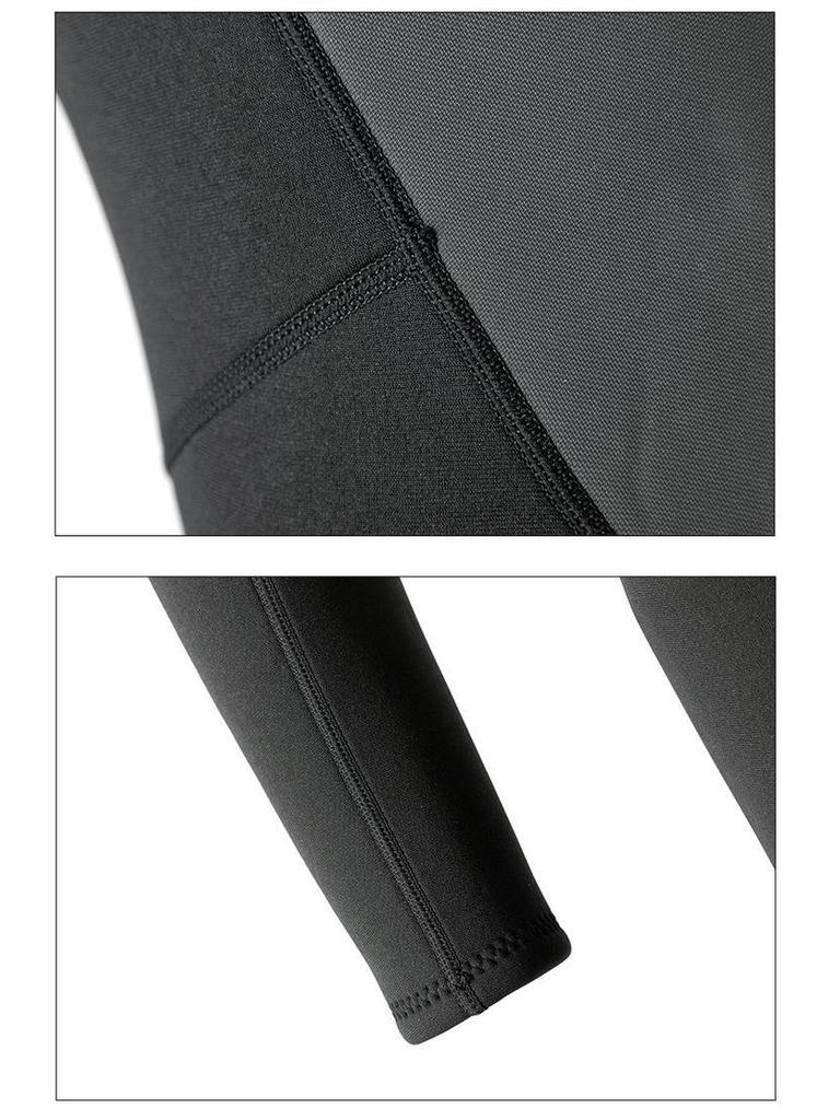 2MM-3MM Men's and Women's Jellyfish One-Piece Snorkeling and Surfing Wetsuit - Warm, Sun-Protective, Long Sleeve Swimsuit