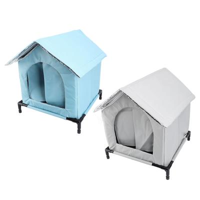 Buiten Kattenhuis Winter Warm Waterbestendig Regenbestendig Grote Ruimte Alle Seizoenen Universeel Afgesloten T