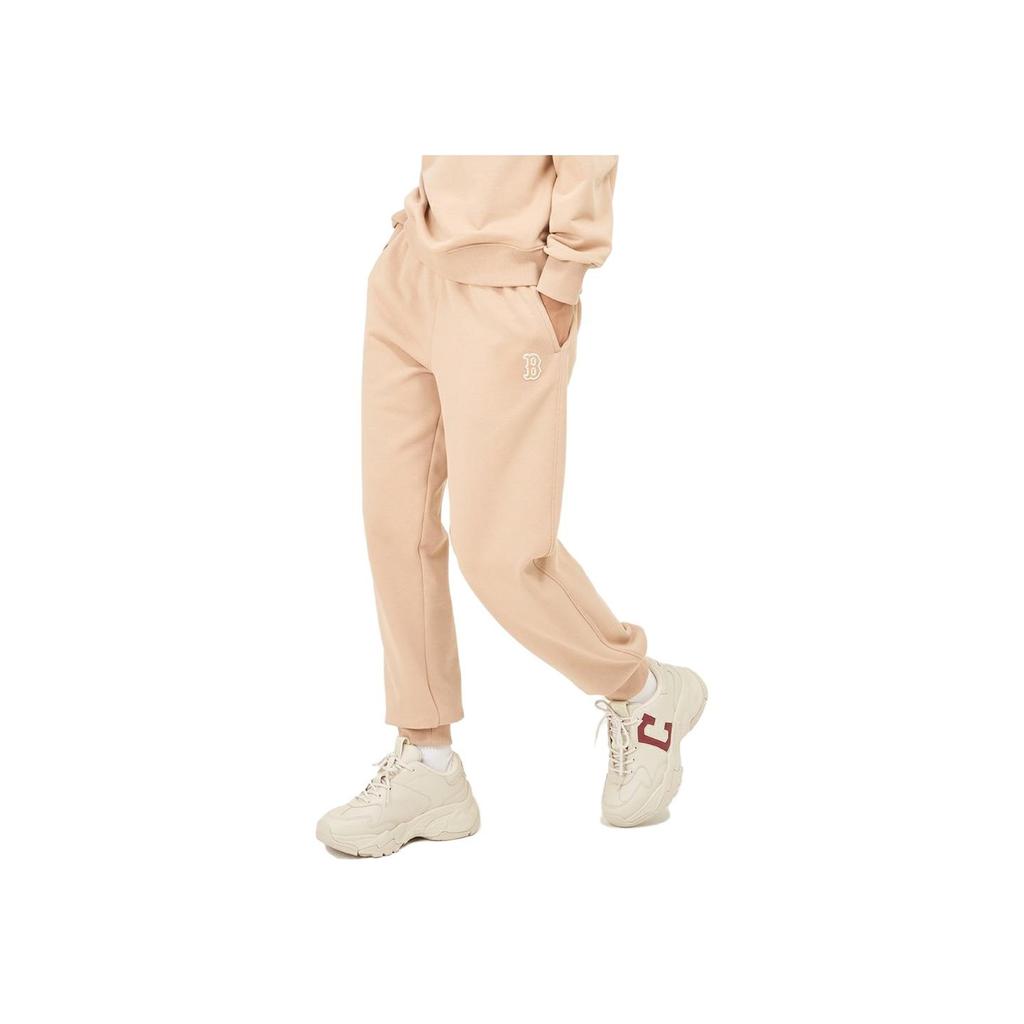 New MLB Boston Red Sox Casual Pants Unisex Beige Yellow 3APTB0134-43BGS