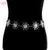 HY Multi-Layer Large Sunflower Waist Chain for Women Sexy Lady Summer Wear Body Chain Fashion Jewelry Accessories Gifts