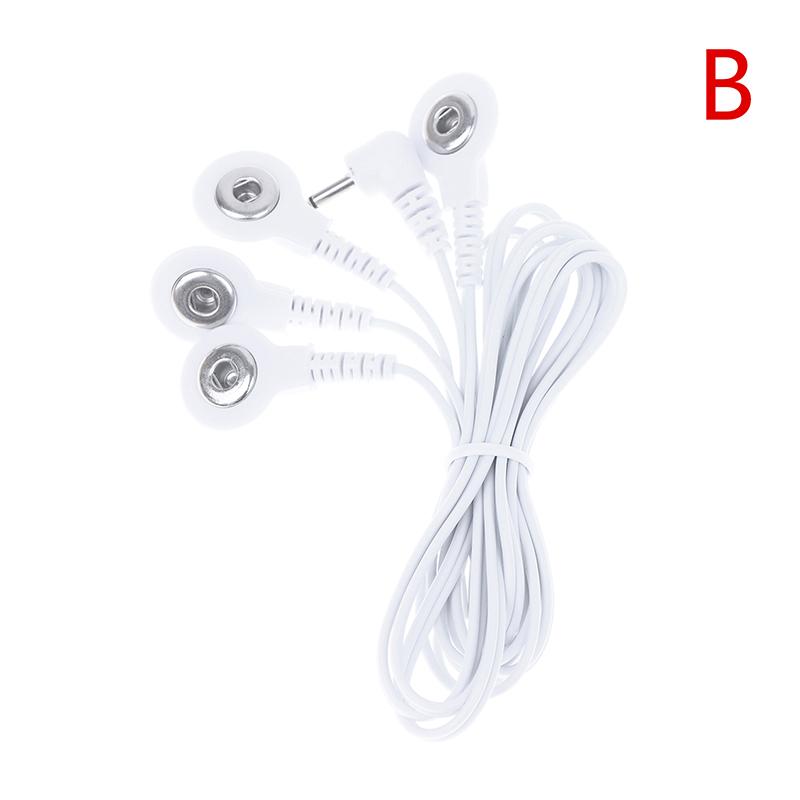 2/4 Way 2.5Mm Plug Wires For Tens Ems Massager Electrical Nerve Muscle Stimulator Electrode Cable Line Wire For Electrode Pads