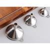 3-Piece Stainless Steel Funnel Set: Wide-Mouth Funnel, Mini Funnel, for Oil, Vinegar, Sake, Spices, Oil Cans, Oil Bottles, Pouring Tools, 3 Sizes, Wid