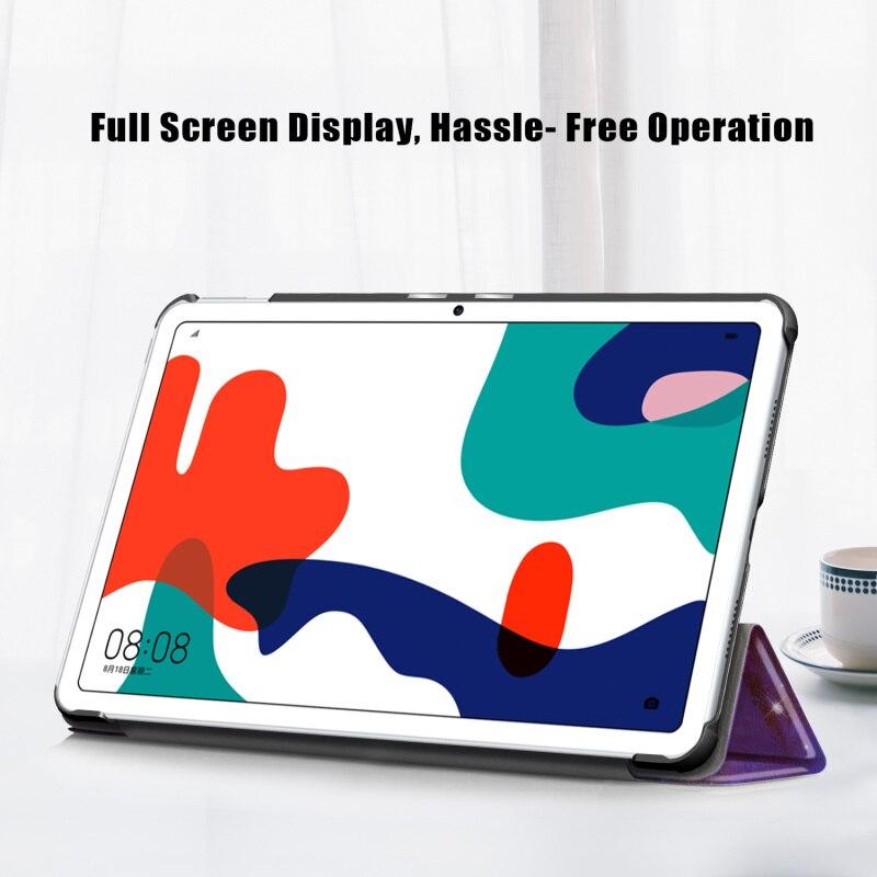 Funda para tableta para Huawei Matepad 10,4 2020 Matepadpro 10,8 2019 Matepad 10,8 "2020 Matepad T8 8,0 pulgadas carcasa plegable tipo Folio para Honor V6 10,4"