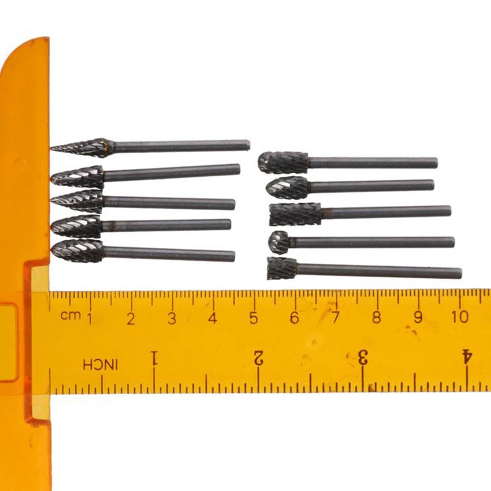 File Double Diamond Electric Grinding Head For Dremel Rotary Tool Burr Drill Bits Milling Cutter