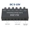 Portable Audio Mixer, Stereo Sound Signal Mixer, 2-in, 4-out, 3.5mm Interface, Stereo Headphone Amplifier Mixer for Studio and Stage Use