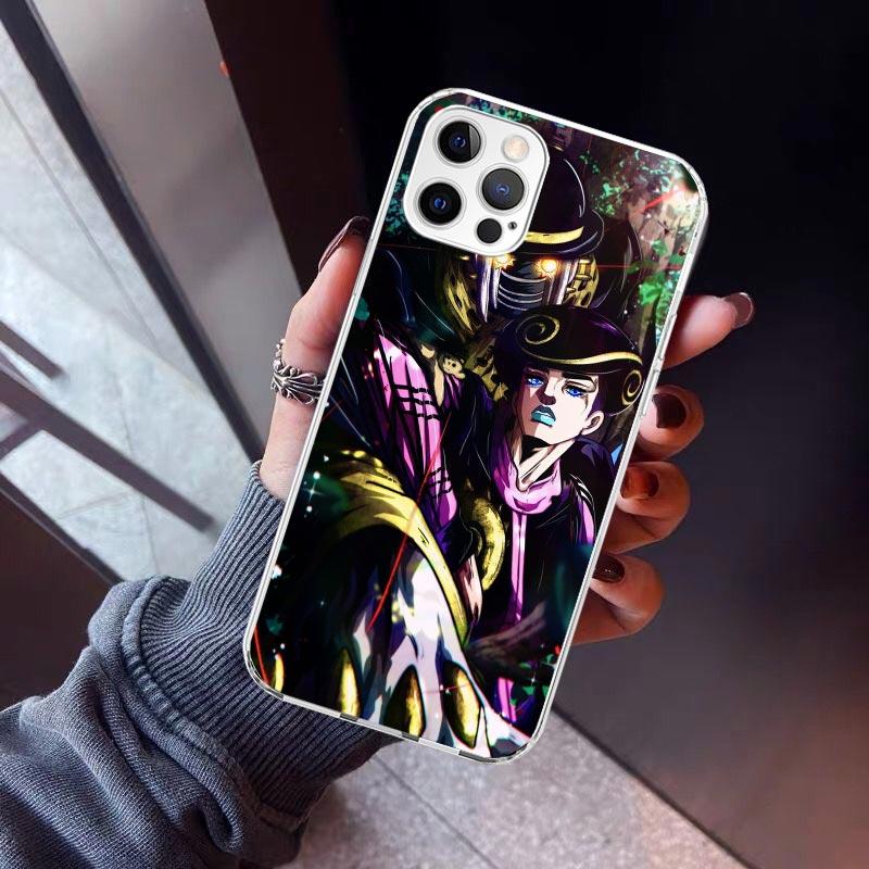 JoJo's Bizarre Adventure Cool Phone Case For iPhone 17 Air 11 13 Mini 14 15 Plus 16 12 Pro Max 16E SE 7 8 Pattern Soft TPU Back