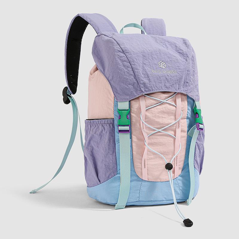 Outdoor-Rucksack Farbblock Wander- und Stadtreise Leichter wasserdichter Rucksack