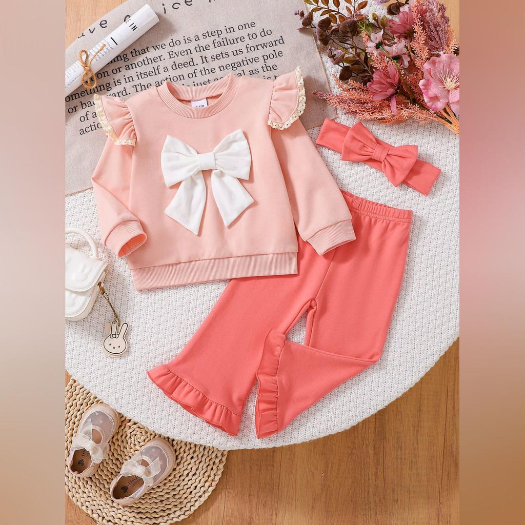 Kids' Long-Sleeve Top Set - Casual, Stylish & Versatile Children's Outfit