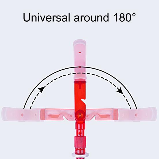 Corner Pole Stand 8MM Interface Left Right Adjustable 180 Degrees Rotatable Fish Pole