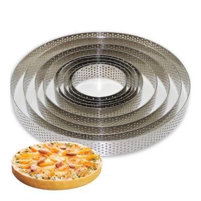 Runde Edelstahlform Dessert Stahl DIY Kuchen Kreis Mousse Törtchen Backwerkzeug