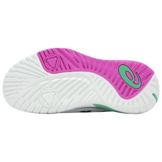 Asics Sneakers Uomo Gel Resolution X 2E Wide Bianco Verde Aurora 1041A487-103
