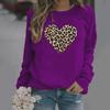 2024 Women's European & American Animal Print Round Neck Sweatshirt