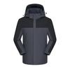 Personalized Windproof 3-in-1 Jacket: Solid Color, Custom Logo, Unisex Design, Thick Workwear