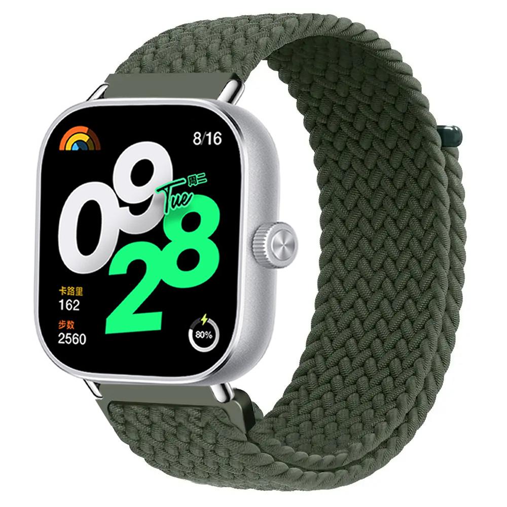 Braided solo Loop Band for Xiaomi Redmi Watch 4 Strap Adjustable Sportband Nylon Replacement correa bracelet Miband 8 pro band