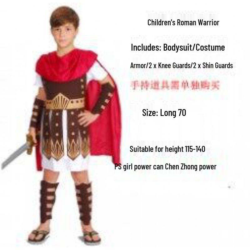 Halloween Medieval Knight/Roman Spartan/Crusader Costumes for Kids & Adults