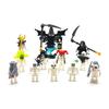 MOC Halloween Skeleton Army Mini Doll  DIY Building Blocks Assembled Building Blocks  Toy Character Doll Skeleton Ornaments