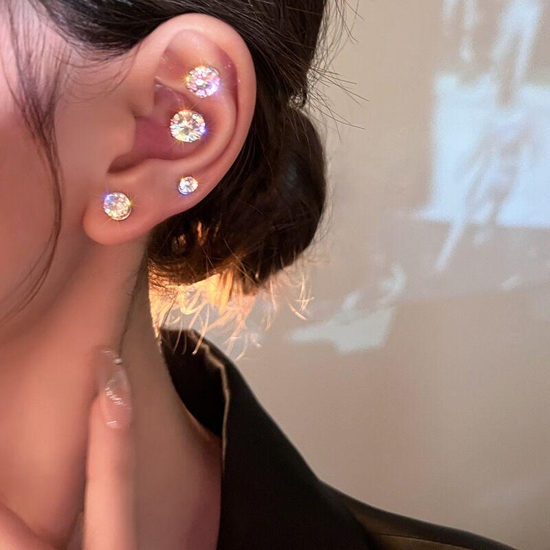 Clous d'oreilles magnétiques: Clips cochléaires non perforants pour femmes et hommes