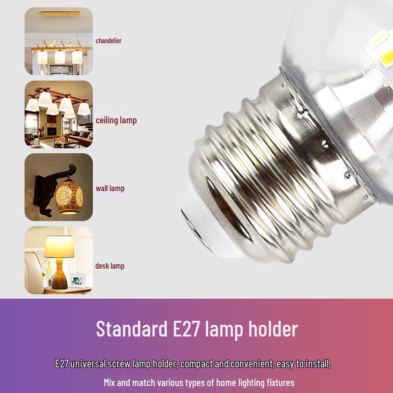 E27 LED Magic Bean Molecule G45 Energy-Saving Bulb for Nordic Living Room/Bedroom Chandelier