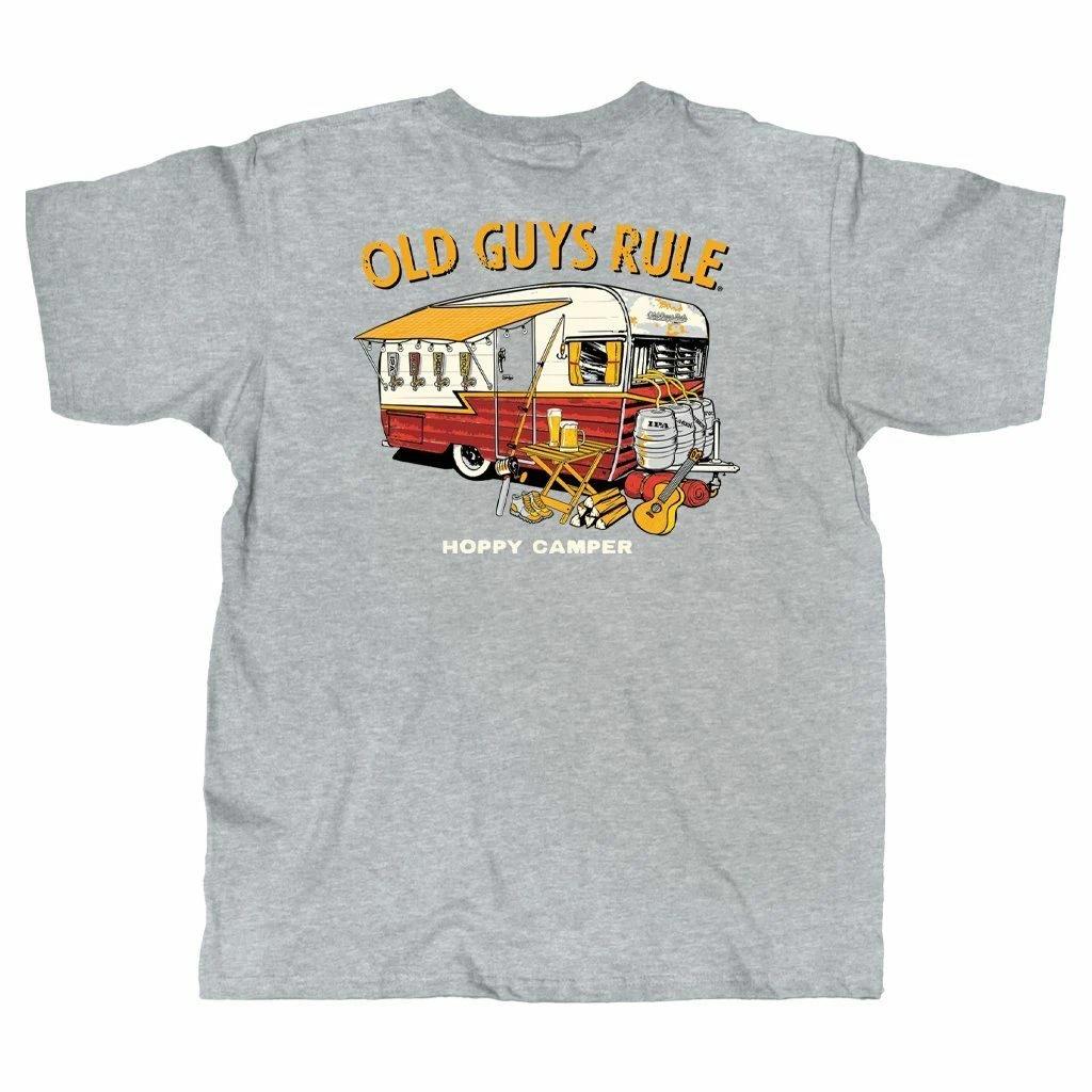 New OLD GUYS RULE T Shirt Hoppy Camper Happy Camper S