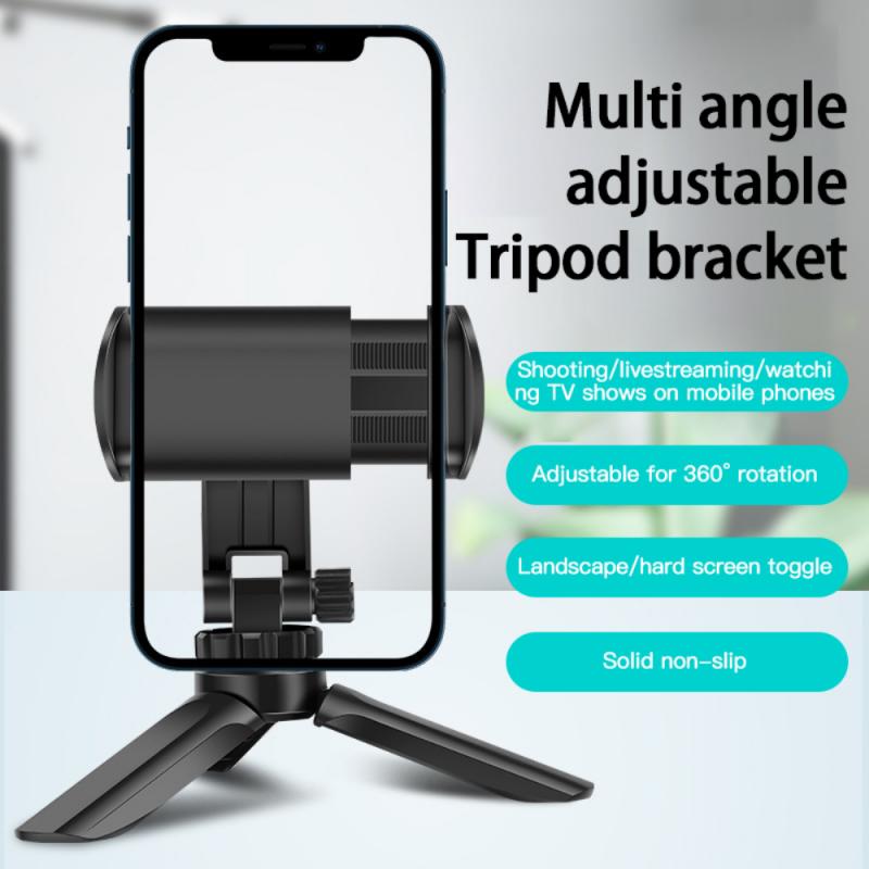 

Foldable Phone Tripod Fashionable Portable Tripod Rotating Phone Stand Professional Live Holder For Most Mobile