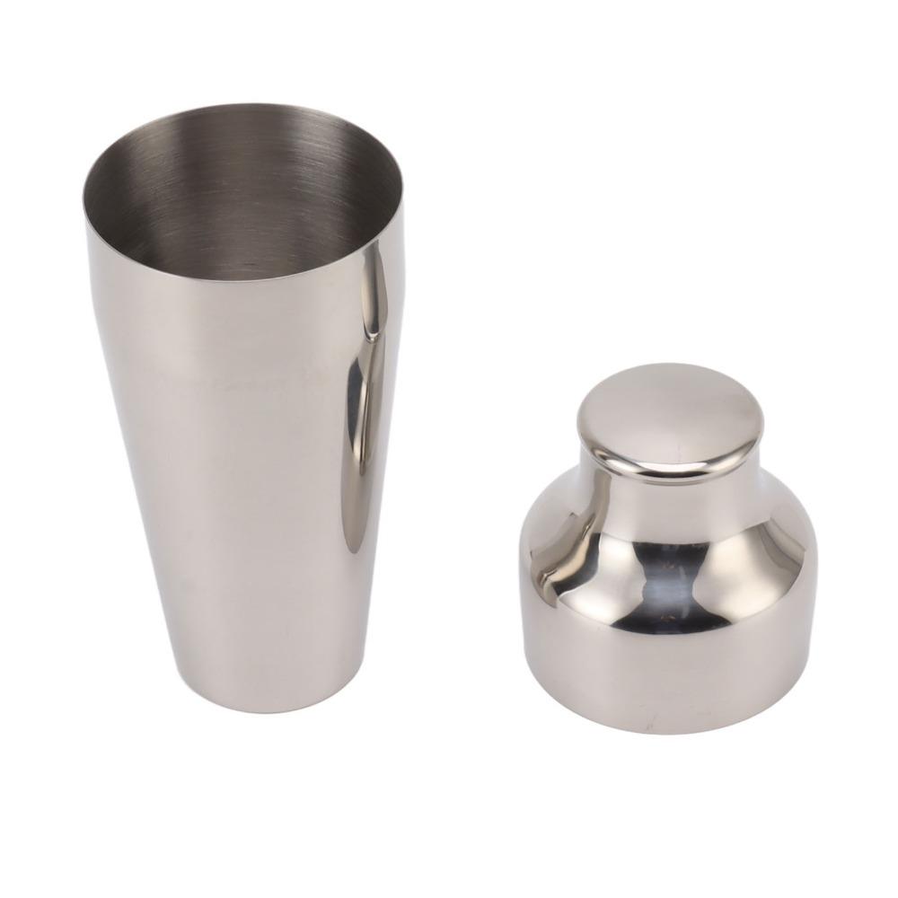 Rustproof Bartender Shaker Dishwasher Safe Margarita Mixer Professional Cocktail Shaker Bar серебряный