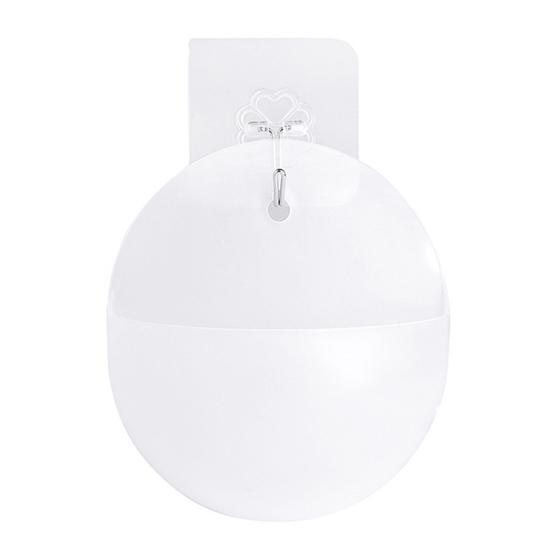 Stalla per vasi da fiori sospesi per parete decorativa a semicerchio da giardino, durevole, senza perforazioni