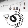 4. Portable Hanging Rope Anti-skid Clothesline Camping Accessories