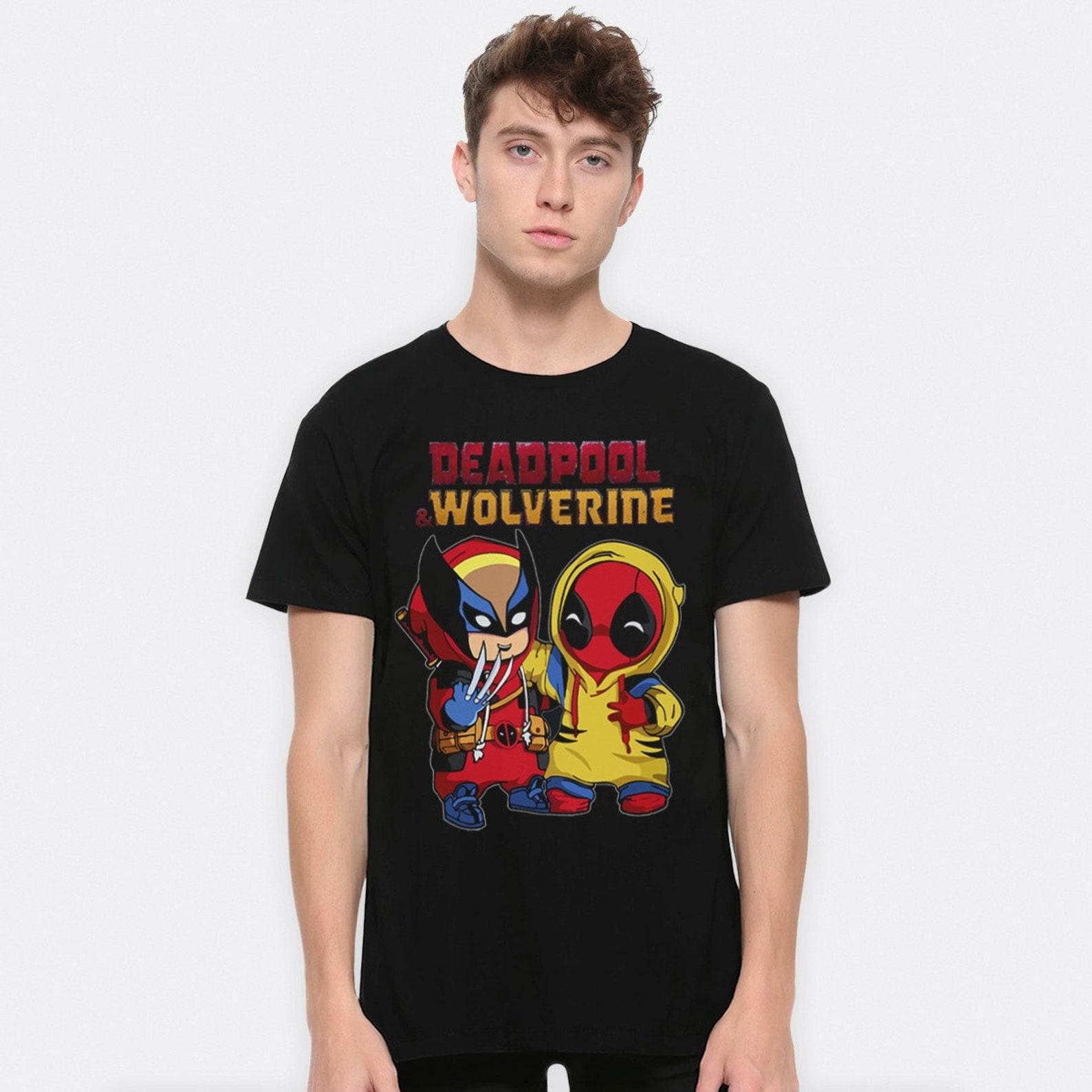 Deadpool and Wolverine Funny T-Shirt, Men s Women s All Sizes (DEA-23444) 2XL