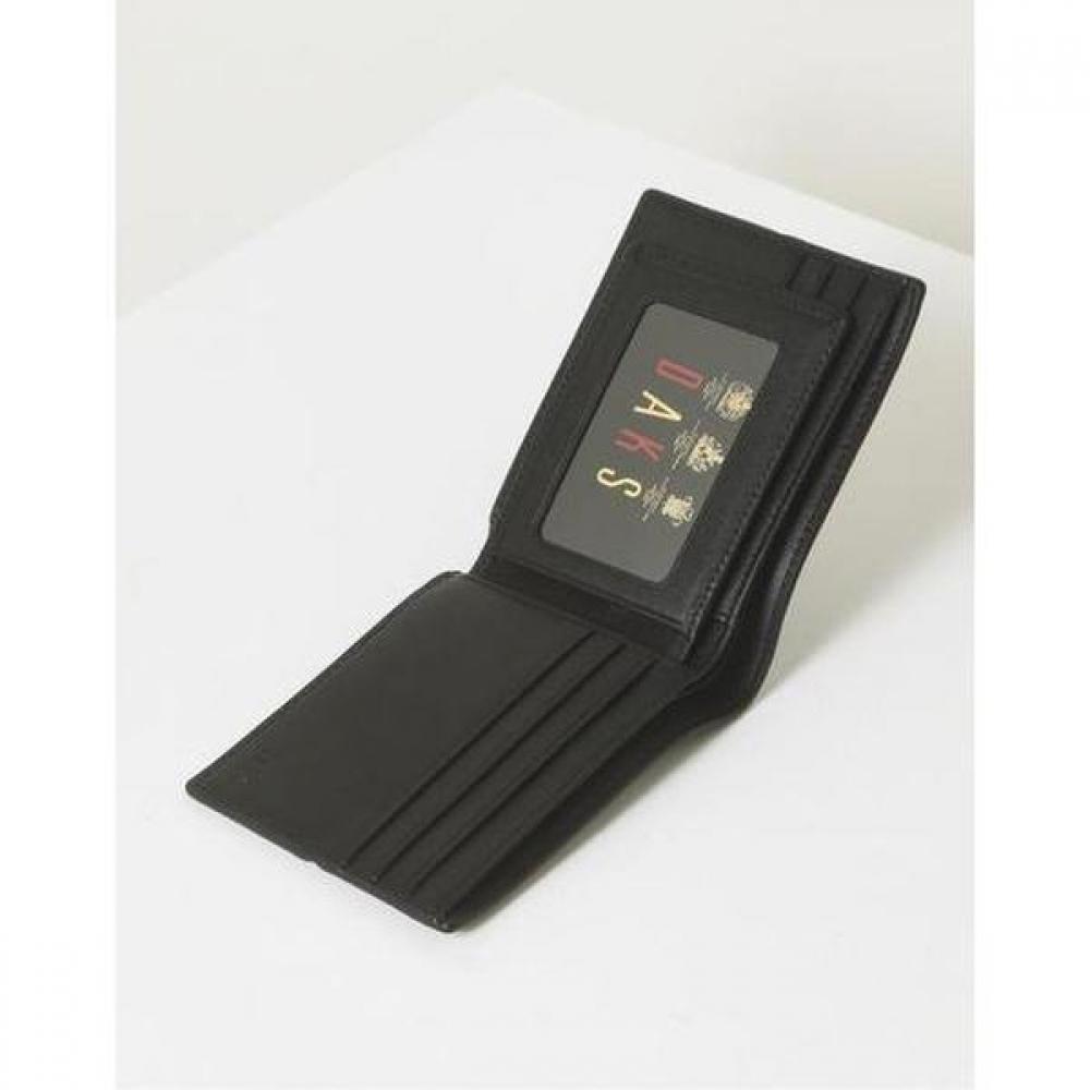 Daks Carteira Contrastante de Couro Preto Dbwa2f600bk
