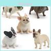 Realistic French Bulldog Pvc Collectible Model For Home Decor And Dog Enthusiasts