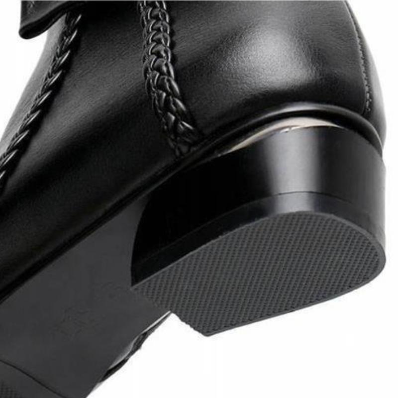 2025 Autumn Winter Women's PU Short Boots Ladies Fashion Bow Side Zipper Middle  Warm Casual Elegant Suede Ankle Boots Plus Size