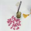 Pink Shoe Flower Buckle Soft PVC Rubber Trim Accessory for Clogs