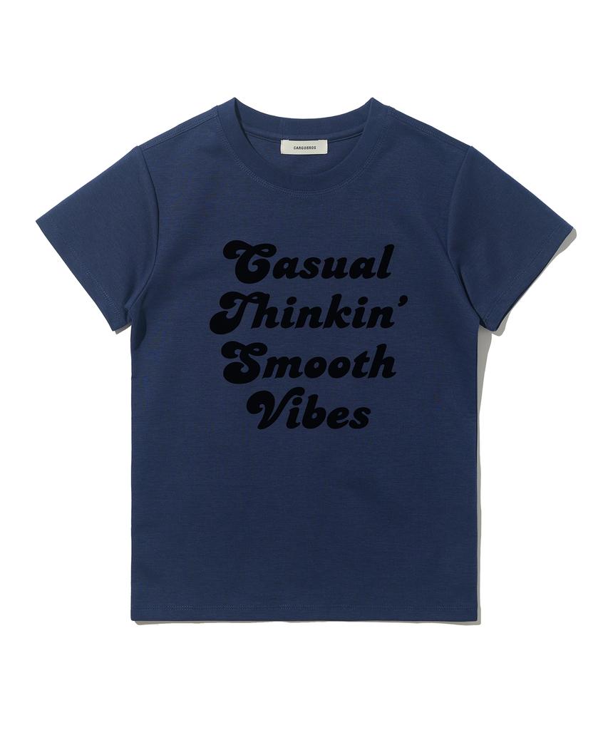 CARGOBROS FOR WOMAN Dot See-Through Long Sleeve Layered Casual Short Sleeve Tee Set (Black/Navy)