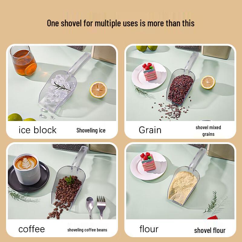 Transparent Multi-purpose Food Scoop