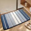 Absorbent Quick-Drying Bathroom Mat, Non-Slip Machine Washable Tufted Bath Rug for Bathtub and Shower Area, 40x60/50x80/60x90 cm