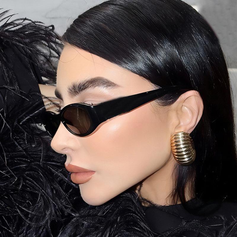 Europäisch-amerikanischer Stil Sonnenbrillen für Damen Ovale Form UV-Schutz Sonnenbrille Herren Wandern Angeln Herren Sonnenbrillen