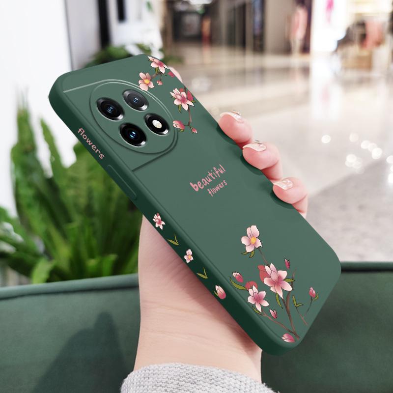 Beautiful Peach Phone Case For Oneplus 12 12R 11 11R 10 10R 10T 9R 9RT 9 8T 8 7 7T Pro 5G Liquid Silicone Cover