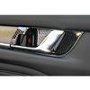 4x For Honda Accord 2018-2022 Carbon Fiber Car Inner Door Handle Bowl Cover Trim