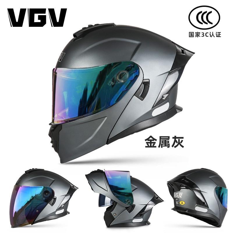Full Face Motorcycle Helmet With Flip-Up Visor DOT CCC Certified Adult Men Breathable ABS Street Riding