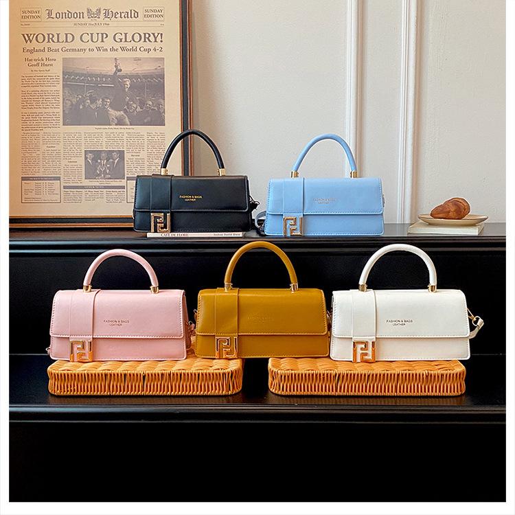 Korean Style Retro Square Crossbody Bag - Women's Casual Chic, 2026 Collection