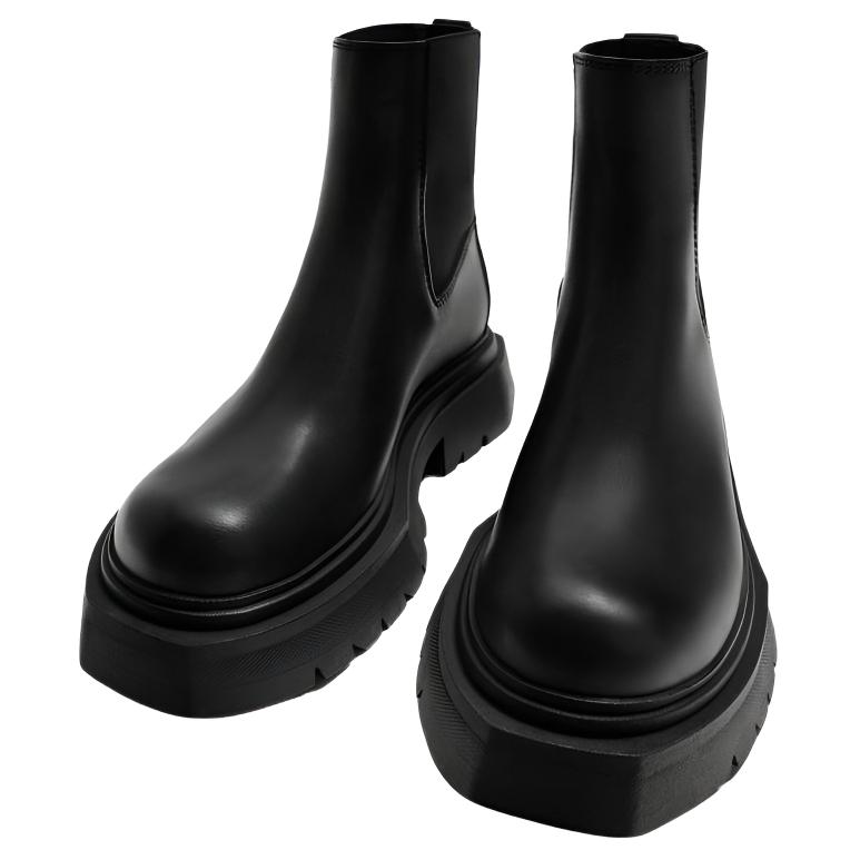 Zara Pu Fashion Comfortable Classic Short Chelsea Boots Men Boots Black 2008620800